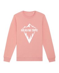Mikina HOLKA NA TRIPU růžová