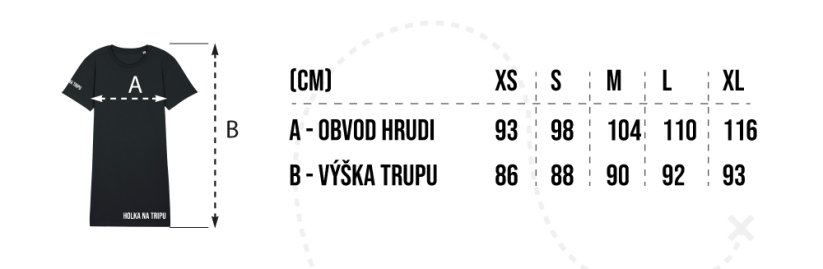 Šaty HOLKA NA TRIPU - Velikost: S