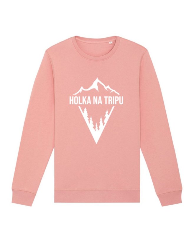 Mikina HOLKA NA TRIPU růžová - Velikost: XS (S)