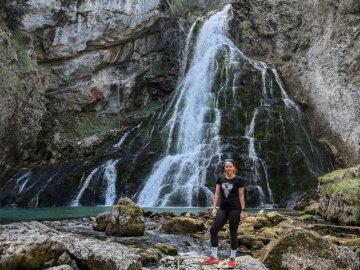 Bluntausee a Gollinger Wasserfall