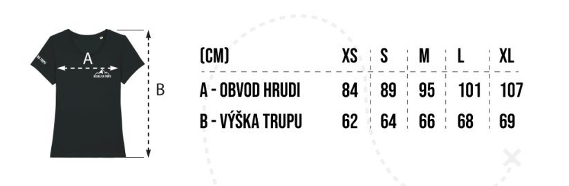 Tričko HOLKA NA TRIPU decent - Velikost: S