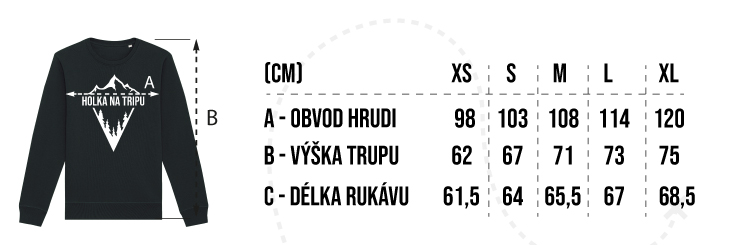 Mikina HOLKA NA TRIPU růžová - Velikost: XS (S)
