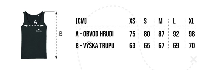 Tílko HOLKA NA TRIPU